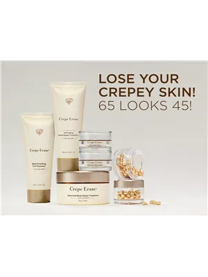 Lose Your Crepey Skin! 65 Looks 45!